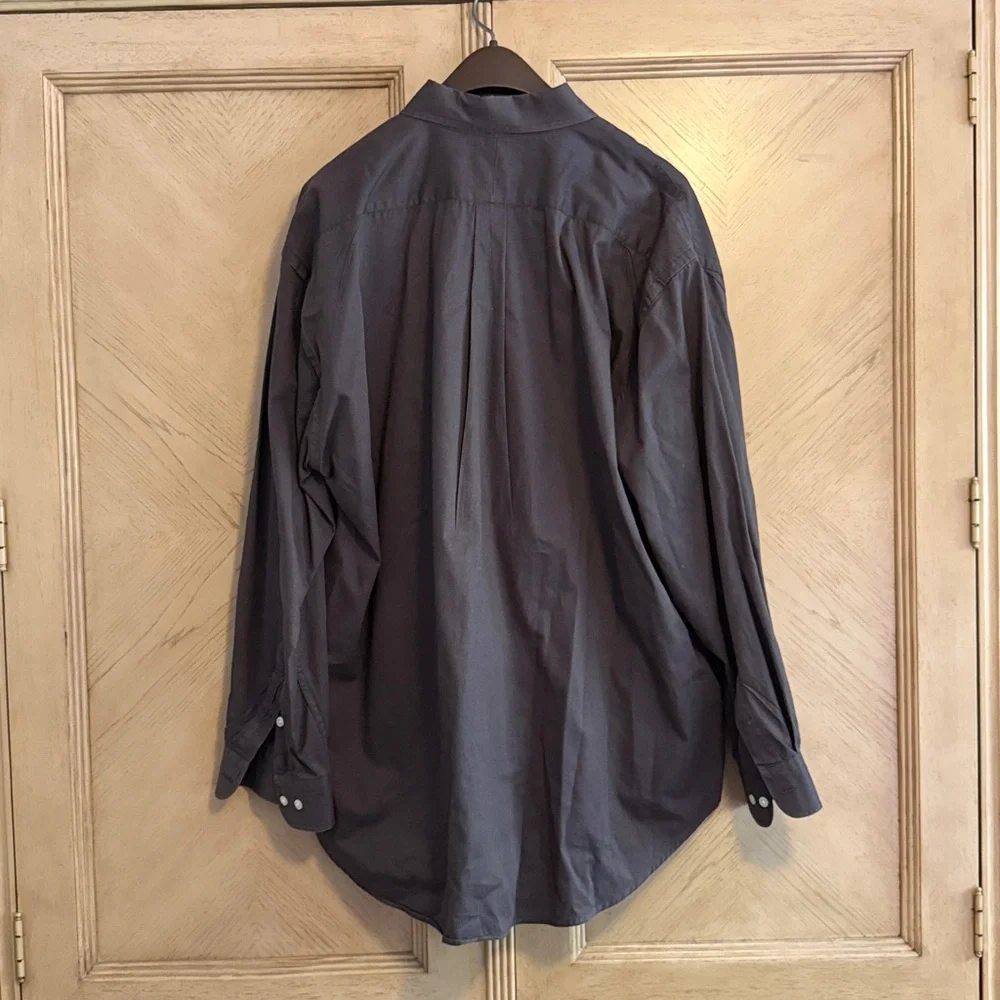 Ralph Laurents Men's Brown/Gray Button-Down Long Sleeve - XL - Picture 2 of 3